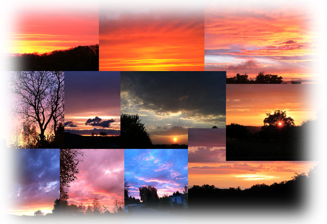 Collage_Sonnenuntergänge
